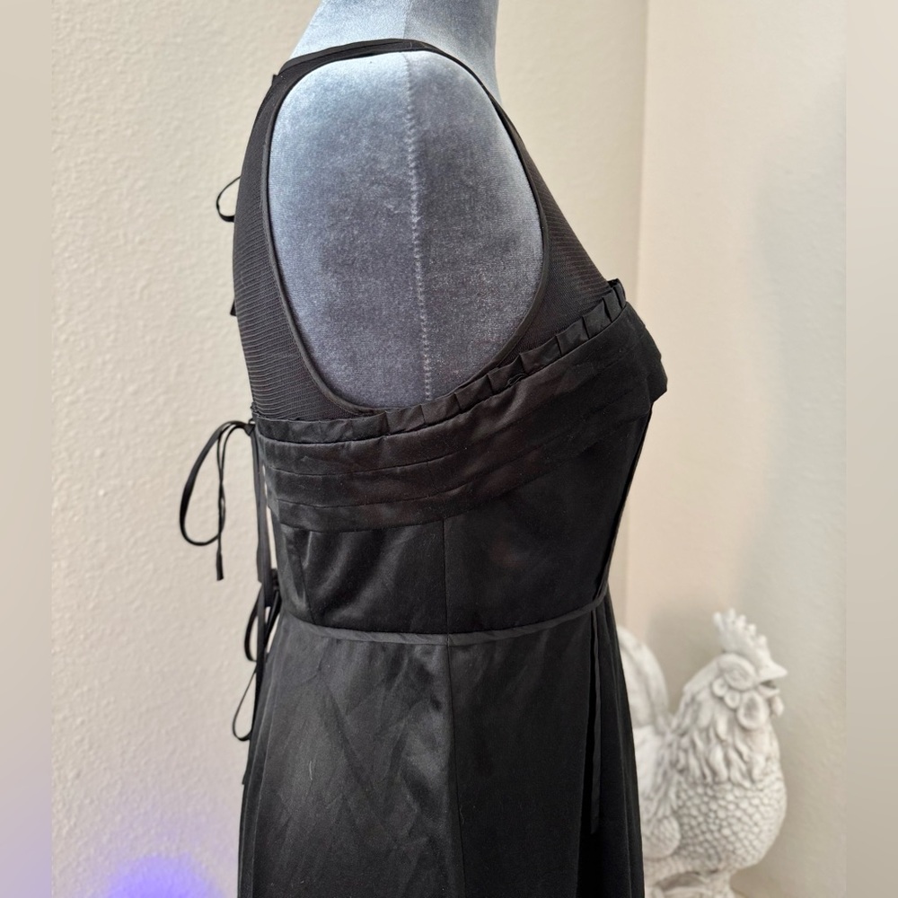 Juicy 🖤 Couture Silk Mesh Black Dress - Picture 4 of 11